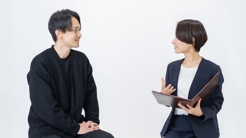 取材広告を受けるパーソナルトレーナー